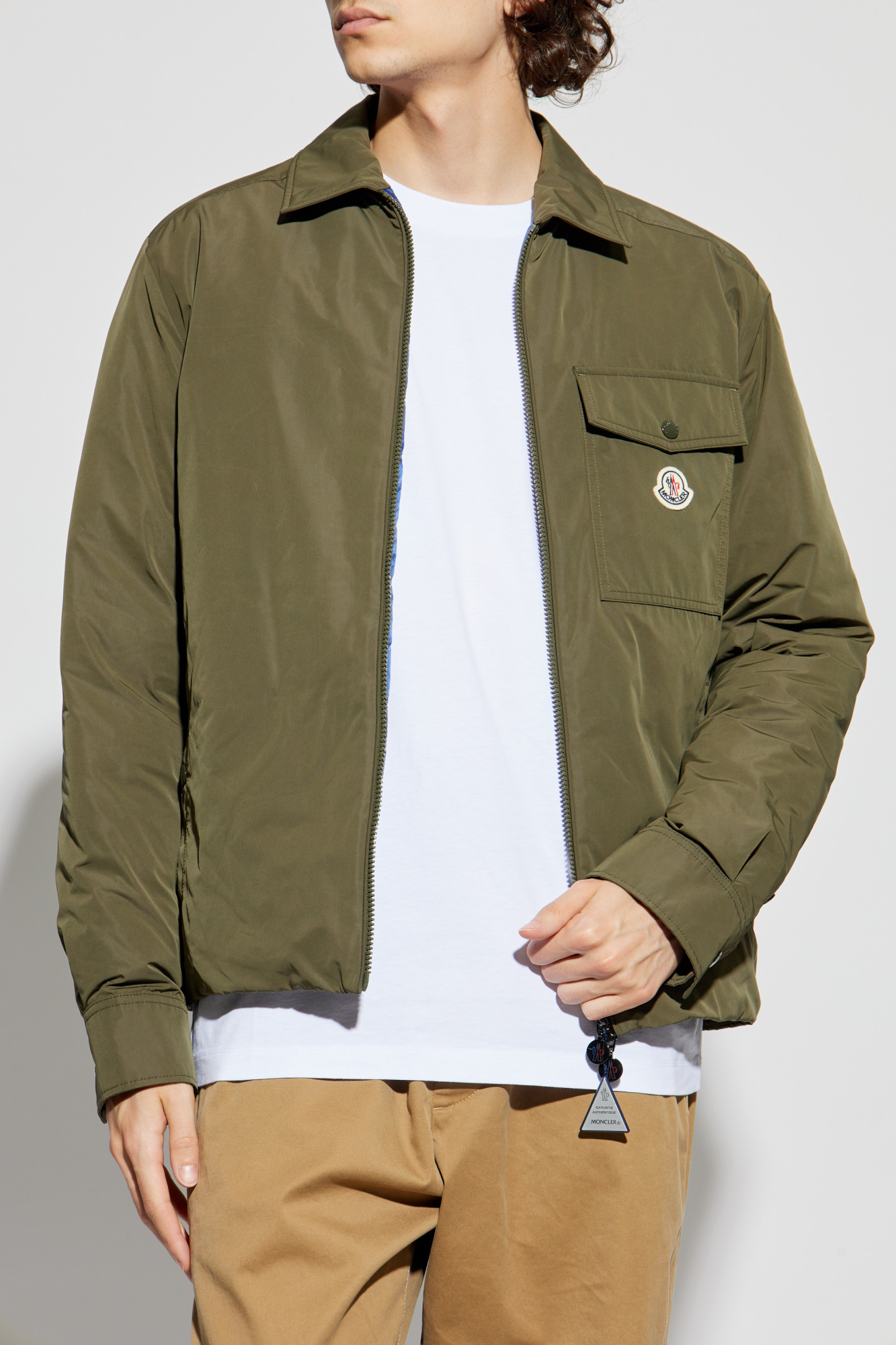 【24SS NEW】MONCLER_woman / Zip Up ジャケット / Olive NEW Moncler Women Barbel Guibbotto Down Olive Jacket Coat